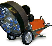 Планетарный механизм и шлифовальные круги шлифовальной машины Husqvarna PG 820