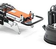 Шлифовальная машина Husqvarna PG 450 легко складывается и удобна при транспортировке