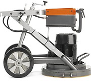 Шлифовальная машина Husqvarna PG 400 легко складывается для транспортировки