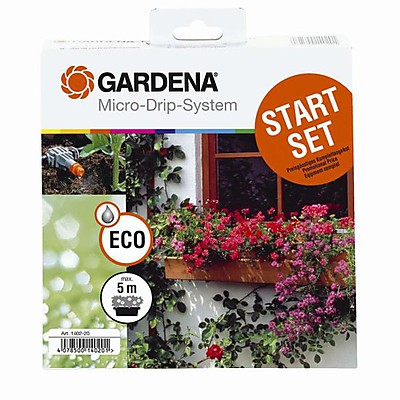 Комплект микрокапельного полива для цветочных ящиков базовый Gardena Комплект микрокапельного полива для цветочных ящиков базовый Gardena