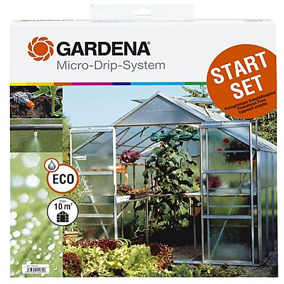 Базовый комплект микрокапельного полива в теплице Gardena Базовый комплект микрокапельного полива в теплице Gardena
